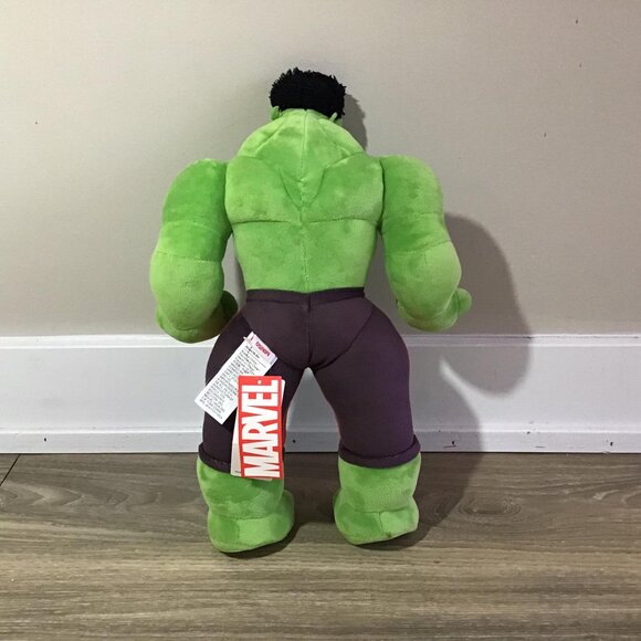 Marvel Super Hero 16” Green Incredible Hulk Plush Toy - Picture 3 of 4
